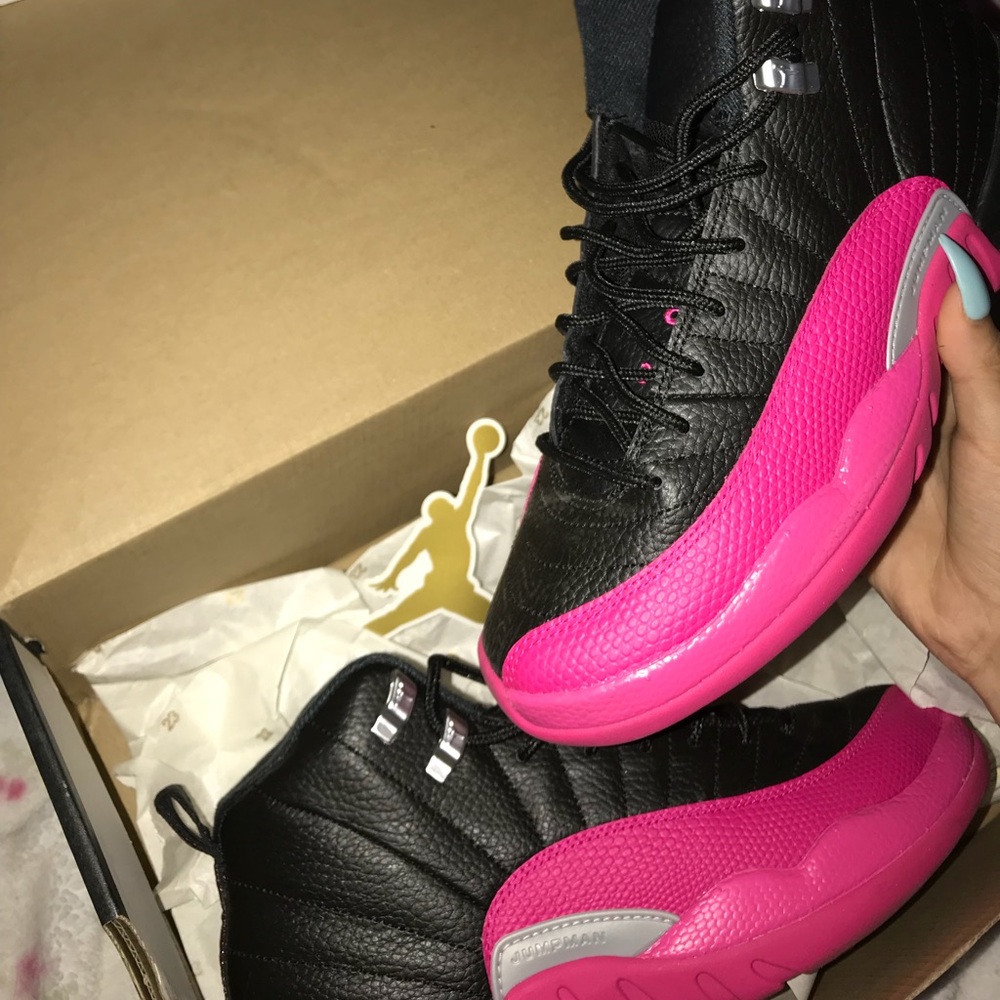 AIR JORDAN 12 DEADLY PINK GS!